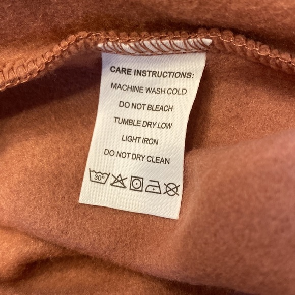 Exclusive Large mauve pedal soft NWT Long zip up hoodie - Picture 8 of 8